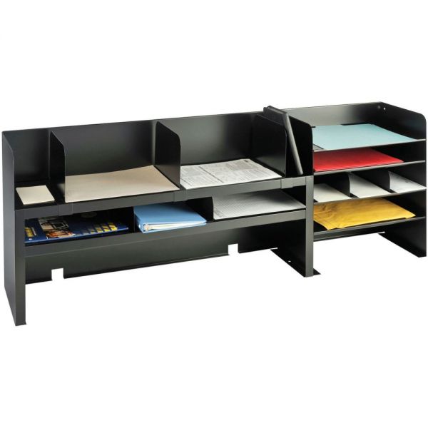MMF2061DOBK MMF Raised Shelf Design Desk Organizer