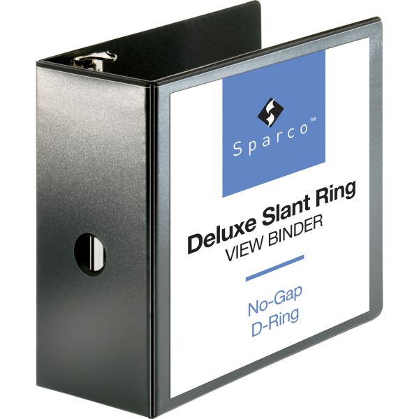 SPR62474 Sparco Deluxe 5" 3-Ring View Binder