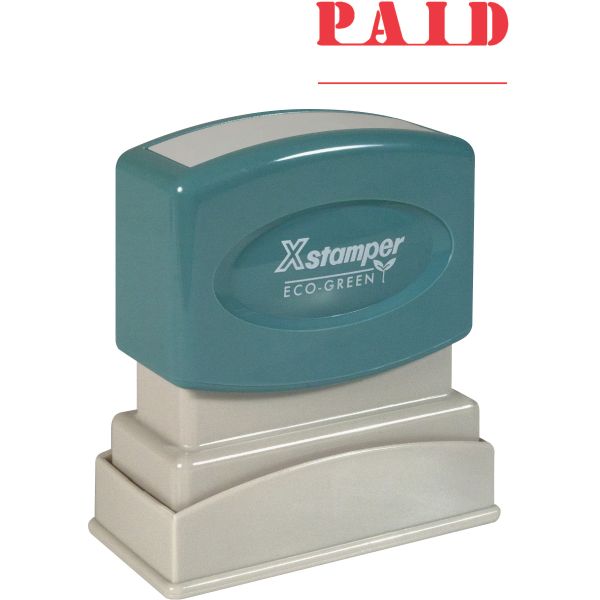 XST1221 Xstamper PAID Title Stamp