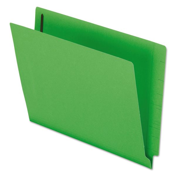 PFXH10U13GR Pendaflex Reinforced End Tab Expansion Folders, Two Fasteners, Letter, Green, 50/Box