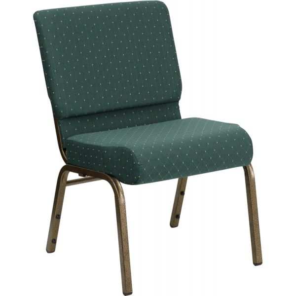 FHFFDCH02214GVS0808GG Flash Furniture Green Fabric Big & Tall Church Chair