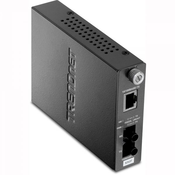 SYNX3690058 TRENDnet TFC-110 100Base-TX to 100Base-FX Multi Mode ST Fiber Converter