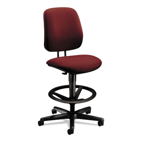 HON7705AB62T HON 7700 Series Swivel Task stool, Burgundy