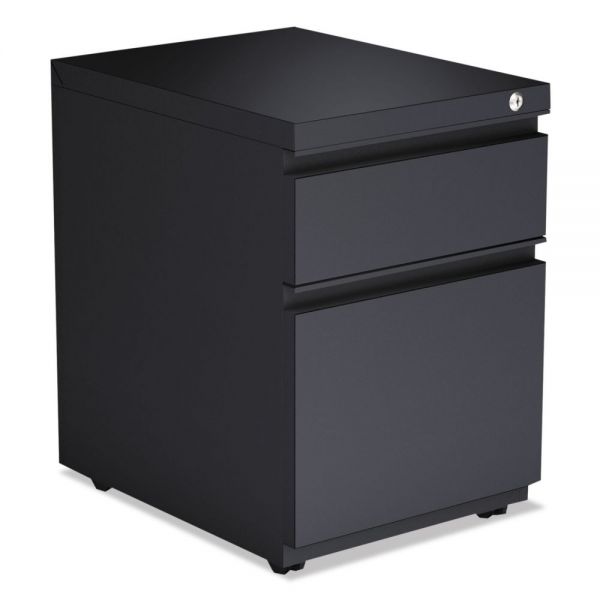 ALEPBBFCH Alera 2-Drawer Metal Pedestal Box File w/Full Length Pull, 14 7/8w x 19 1/8d, Charcoal