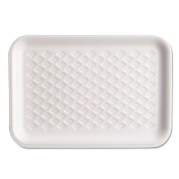GNPW1002S Genpak Supermarket Trays, Black/Blue/Yellow/White, Foam, 8 1/4x5 3/4x1/2, 125/BG, 4/CT