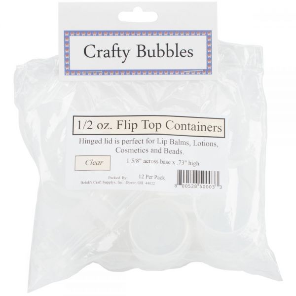NOTM342409 Flip Top Containers .44oz 12/Pkg