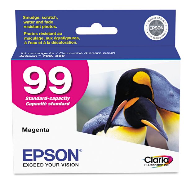EPST099320 Epson T099320 (99) Claria Ink, Magenta