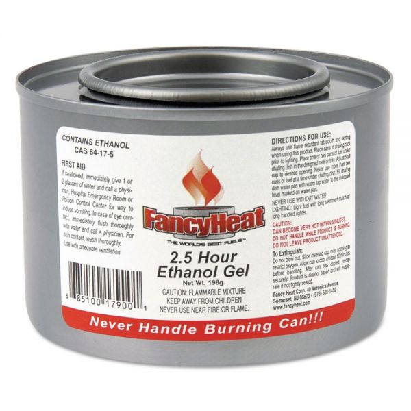 FHCF900 FancyHeat Ethanol Gel Chafing Fuel Can, 2-1/2 Hour Burn, 7 oz