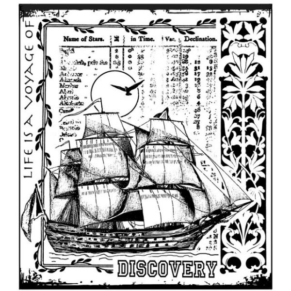 NOTM082613 Crafty Individuals Unmounted Rubber Stamp 4.75"X7" Pkg