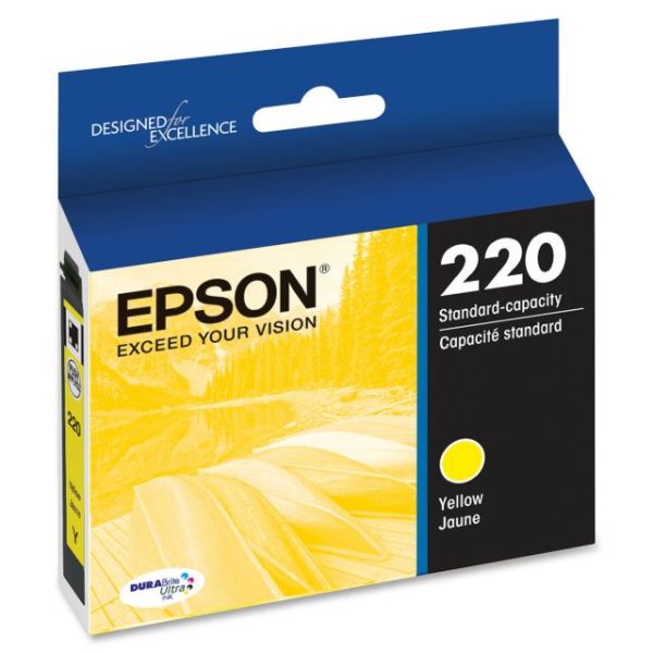 SYNX4108252 Epson 220 Yellow DURABrite Ultra Ink Cartridge