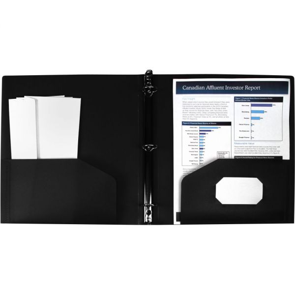 STX52101E24C Storex Poly Binder with Pockets