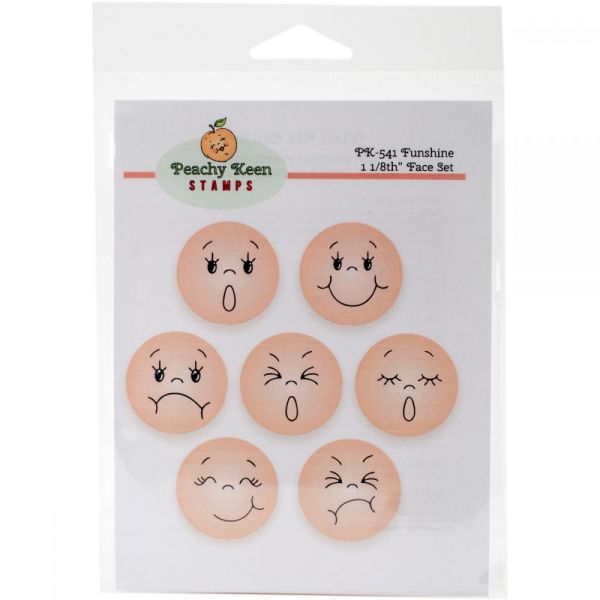 NOTM335347 Peachy Keen Stamps Clear Face Assortment 7/Pkg