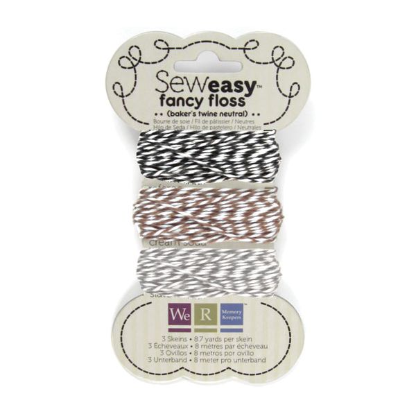 NOTM480047 Sew Easy Baker's Twine 8.7yd 3/Pkg