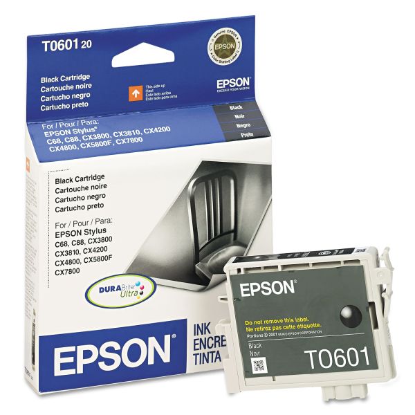 EPST060120 Epson T060120 (60) DURABrite Ink, Black