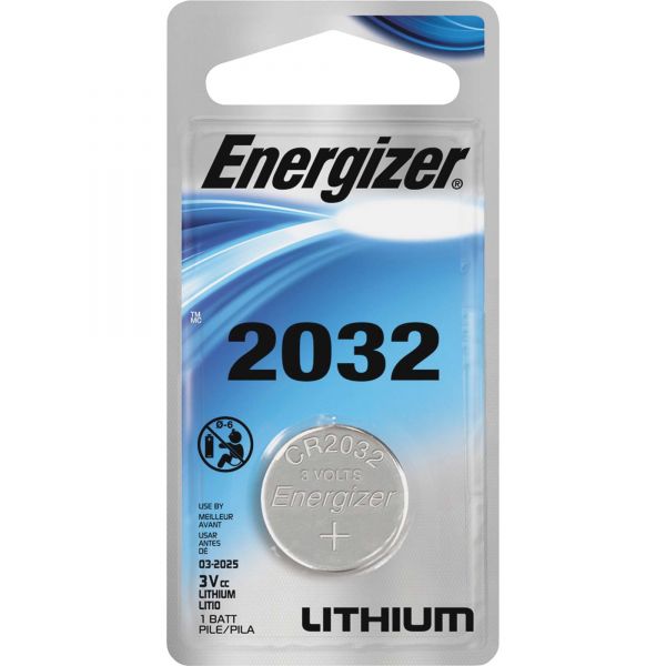 EVEECR2032BP Energizer Watch/Electronic/Specialty Battery, 2032, 3V