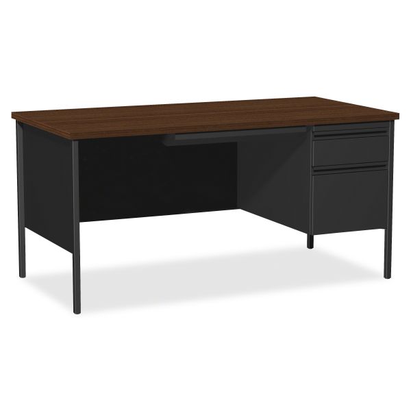 LLR66905 Lorell Fortress Series Right-Pedestal Computer Desk