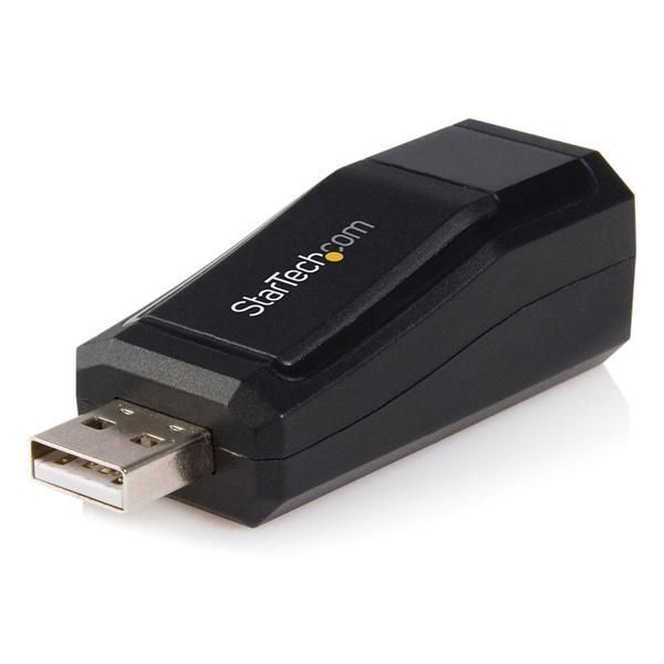 SYNX2434710 StarTech.com Compact Black USB 2.0 to 10/100 Mbps Ethernet Network Adapter