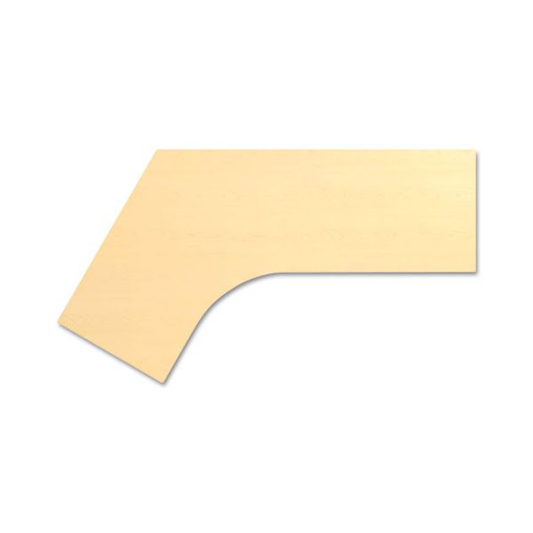 BSH34WDLRAC Bush Furniture Dog Leg-Right Work Surface Momentum: Natural Maple
