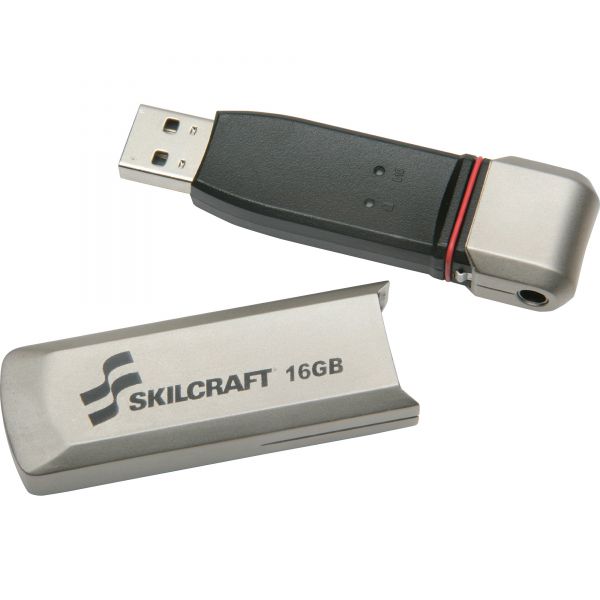 NSN5999356 SKILCRAFT 10-key PIN-pad USB Flash Drive