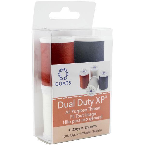 White - Dual Duty XP General Purpose Thread 250yd - Coats