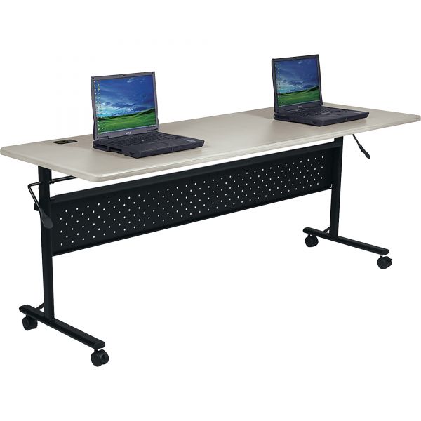 LLR60672 Lorell Flipper Training Table