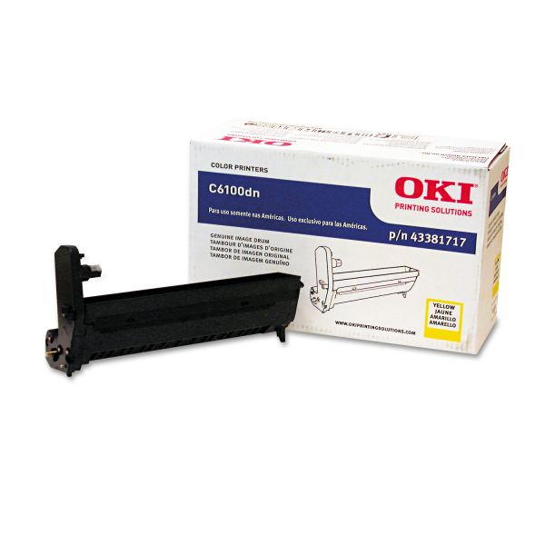 OKI43381717 Oki 43381717 Drum Unit, Yellow