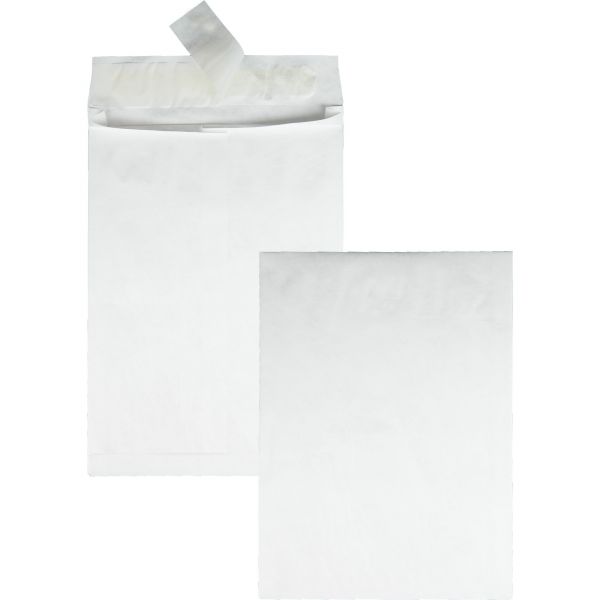QUAR4500 Survivor Tyvek Expansion Mailer, 10 x 13 x 1 1/2, White, 100/Carton