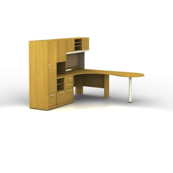 BSHQUA008MCR bbf Quantum Professional Configuration - Modern Cherry finish by Bush Furniture