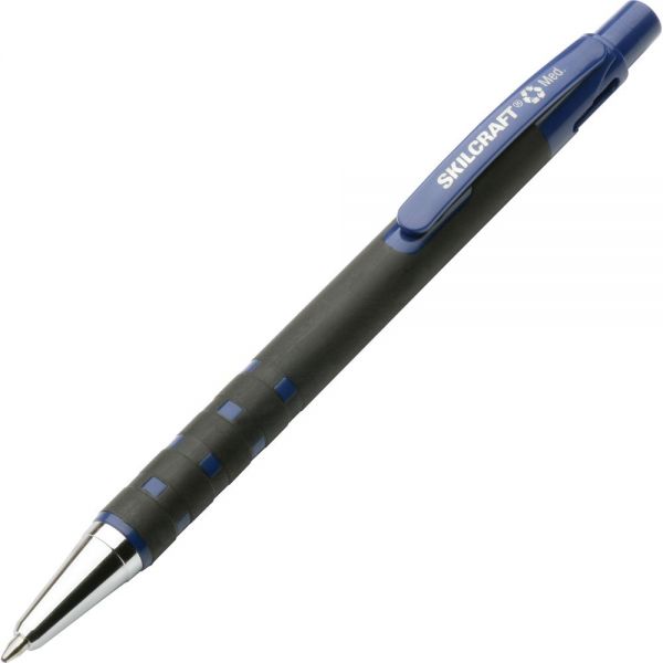 NSN3687772 SKILCRAFT Rubberized Barrel Retractable Ballpoint Pens