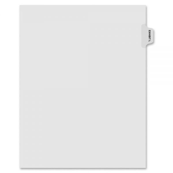 KLF91862 Kleer-Fax 90000 Series Side-Tab Legal Exhibit Index Dividers