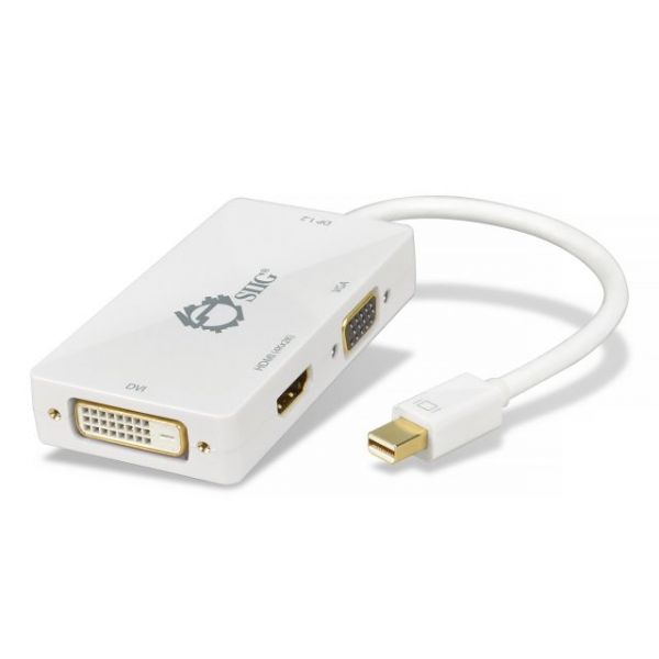 SYNX4177922 SIIG Mini DisplayPort 1.2 to 4K HDMI/DVI/VGA Conversion Adapter