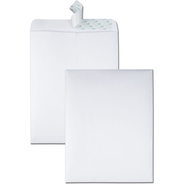 QUA44782 Quality Park Redi Strip Catalog Envelope, 10 x 13, White, 100/Box