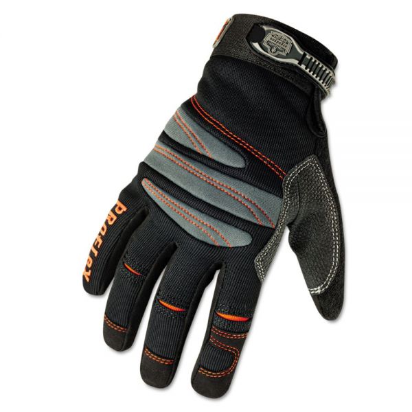 EGO16154 ergodyne ProFlex 710 Mechanic's Gloves, Large, Black