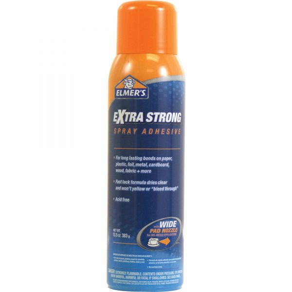 EPIE455 Elmer's Extra-Strength Spray Adhesive, 10 oz, Aerosol