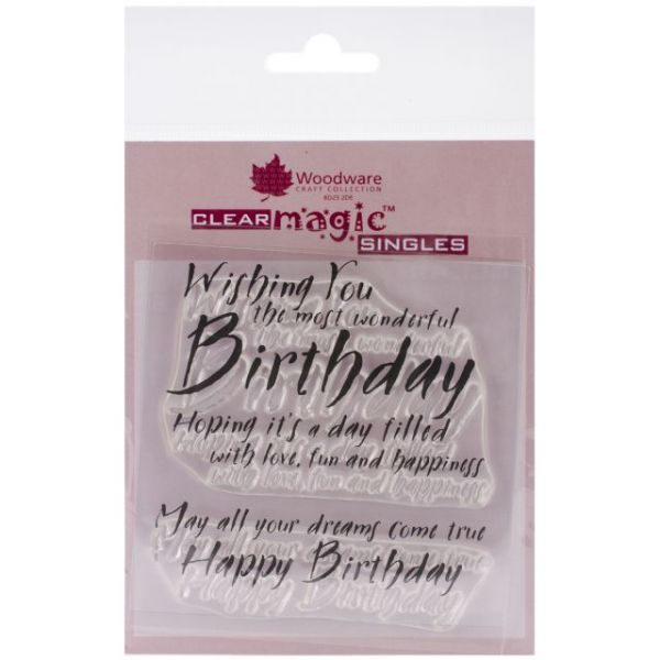 NOTM028988 Woodware Clear Stamps 3.5"X3.5" Sheet
