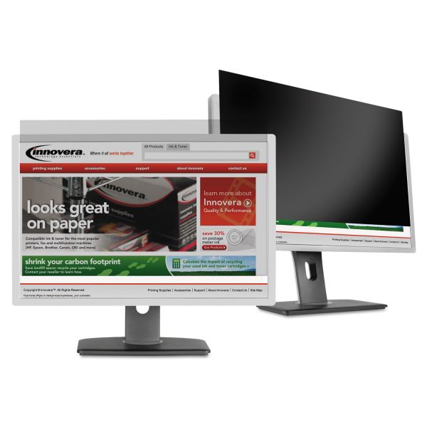 IVRBLF185W Innovera Blackout Privacy Filter for 18.5" Widescreen LCD Monitor, 16:9 Aspect Ratio