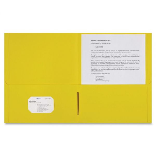 SPR78550 Sparco 2-Pocket Folders