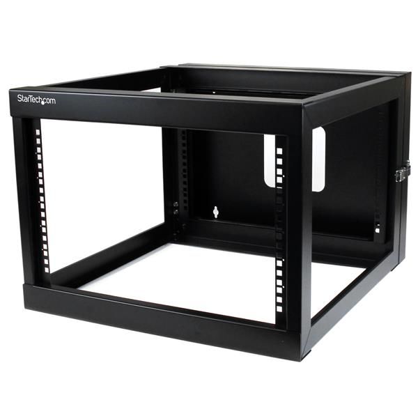 SYNX3423246 StarTech.com 6U 22in Depth Hinged Open Frame Wall Mount Server Rack