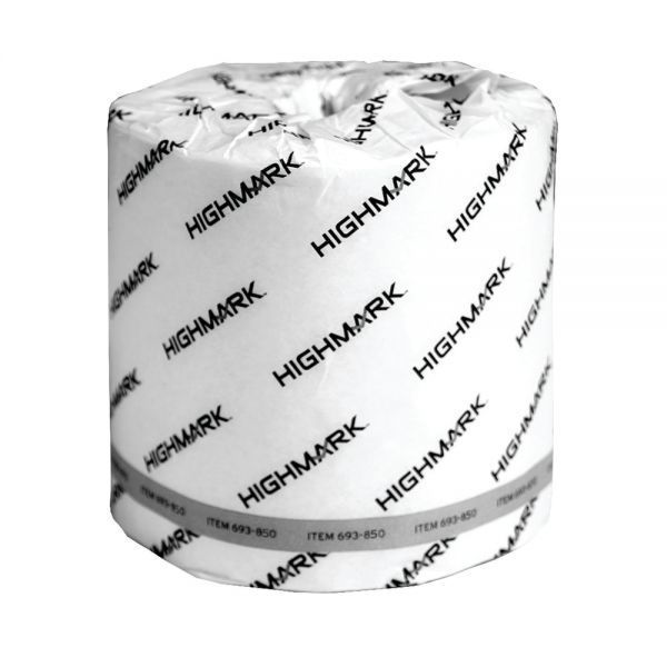 Highmark ECO 2-Ply Toilet Paper, 100% Recycled, 550 Sheets Per Roll ...