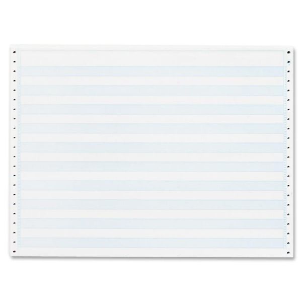 SPR02180 Sparco Continuous Blue Bar Computer Paper