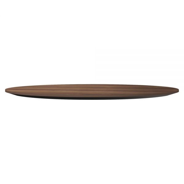 LLR59618 Lorell Foldable Hospitality Table Walnut Tabletop