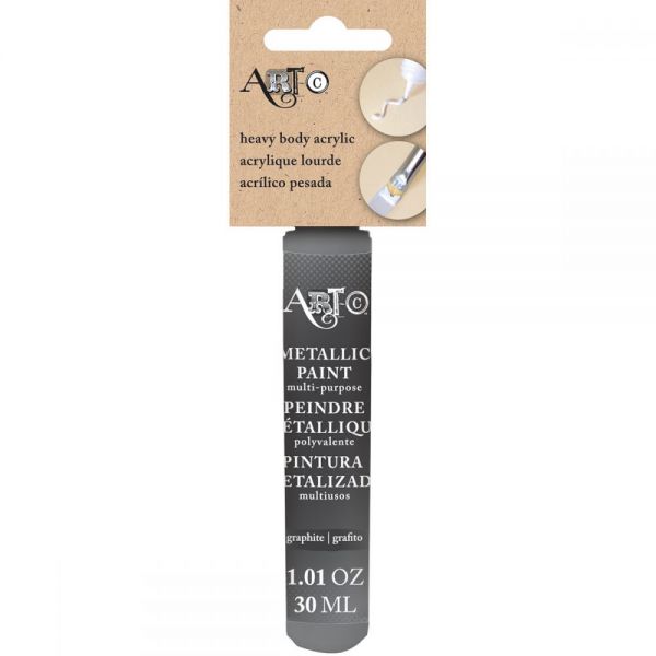 NOTM307735 Art-C Heavy Body Metallic Graphite Acrylic Paint