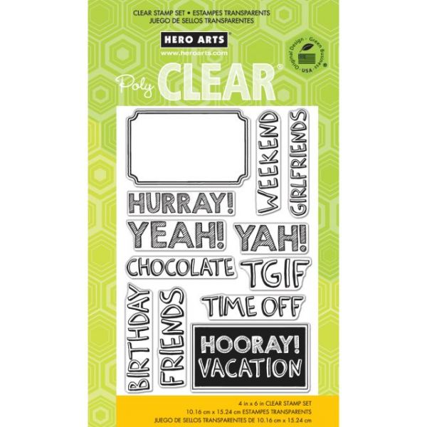 NOTM401563 Hero Arts Clear Stamps 4"X6" Sheet