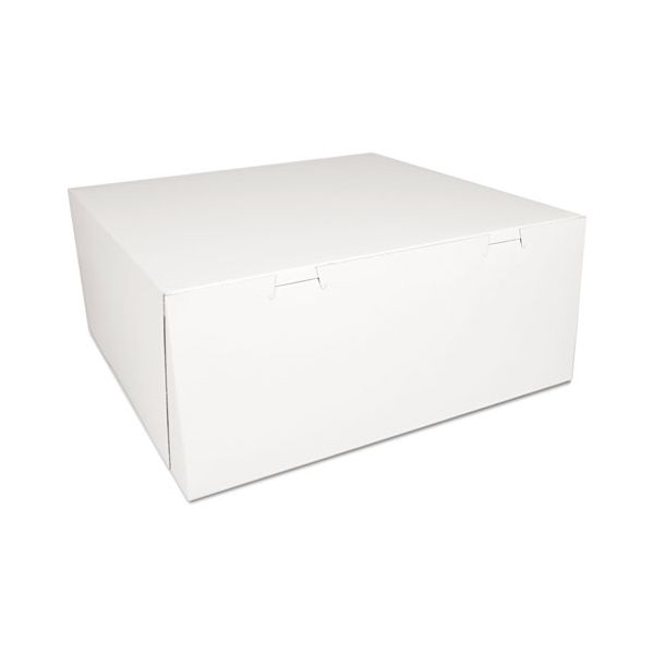 SCH0993 SCT Bakery Boxes, White, Paperboard,14 x 14 x 6, 50/Carton