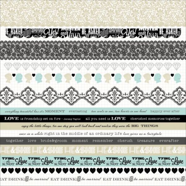NOTM439002 Something Blue Cardstock Stickers 12"X12"