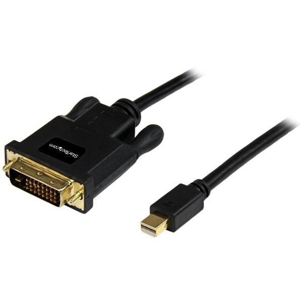 SYNX3609003 StarTech.com 10 ft Mini DisplayPort to DVI Adapter Converter Cable - Mini DP to DVI 1920x1200 - Black