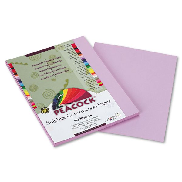 PACP7109 Peacock Sulphite Purple Construction Paper