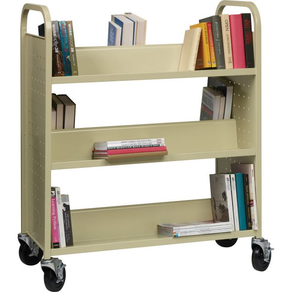LLR49202 Lorell Double-sided Book Cart
