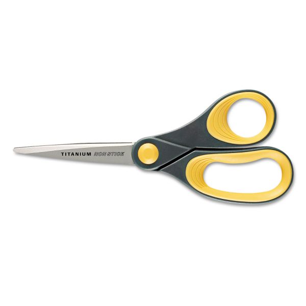 ACM15454 Westcott Non-Stick Titanium Bonded Scissors, 8" Straight, 3/Pack