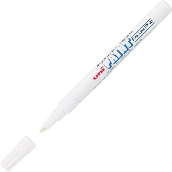 SAN63713DZ Uni-Ball Oil-Base Fine Line uni Paint Markers